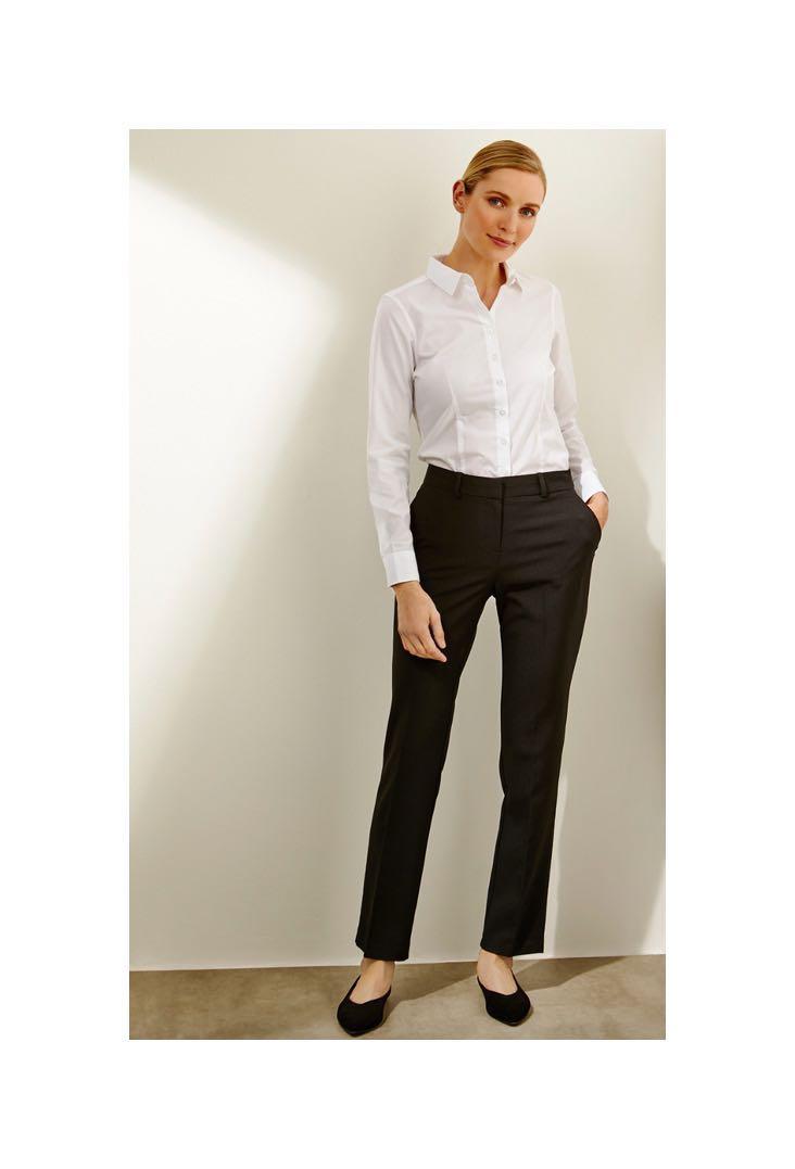 Topshop Unique Petite Ribbed Flare Trousers in Black | Lyst UK