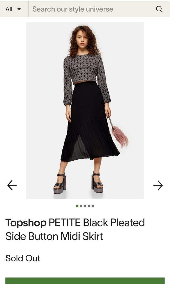 Petite midi skirt deals topshop