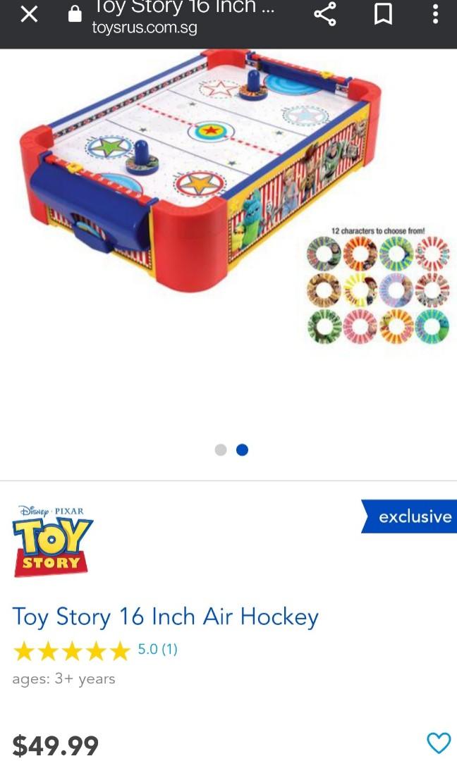 Toy story air hockey, Hobbies & Toys, Toys & Games on Carousell