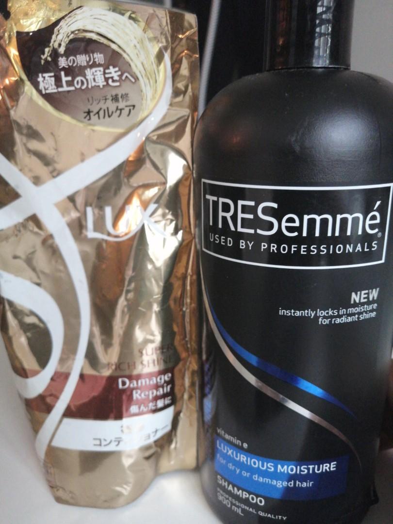 TRESemme Shampoo & LUX damage repair Conditioner, Beauty & Personal Care, Hair on Carousell TRESemme Shampoo & LUX damage repair Conditioner, Beauty & Personal Care, Hair on Carousell