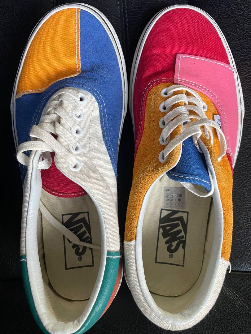 Vans patchwork era multicolor top