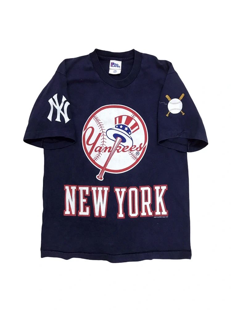 Vintage New York Yankees 1997 T Shirt Tee Pro Layer Made USA 