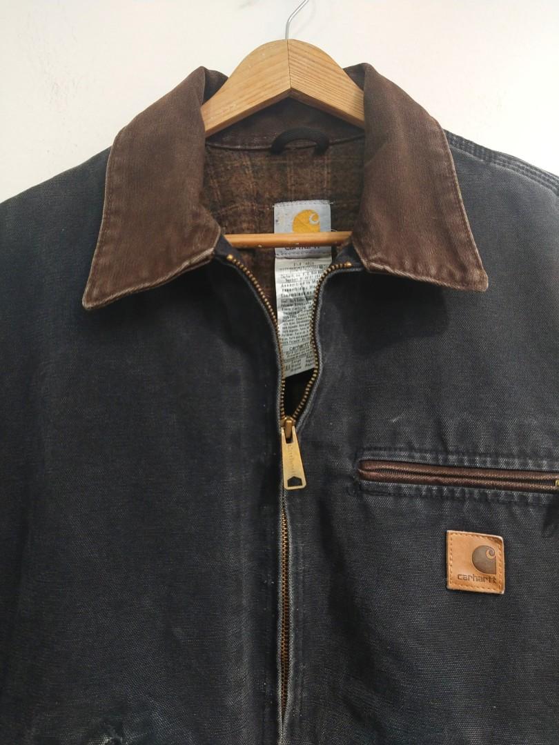 Carhartt sandstone detroit jacket sales