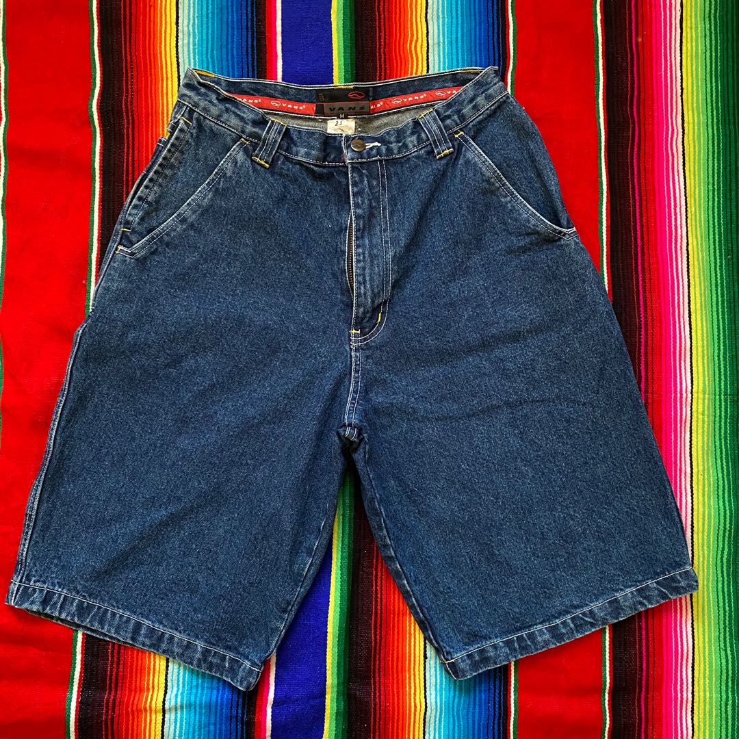 Jean shorts with vans best sale