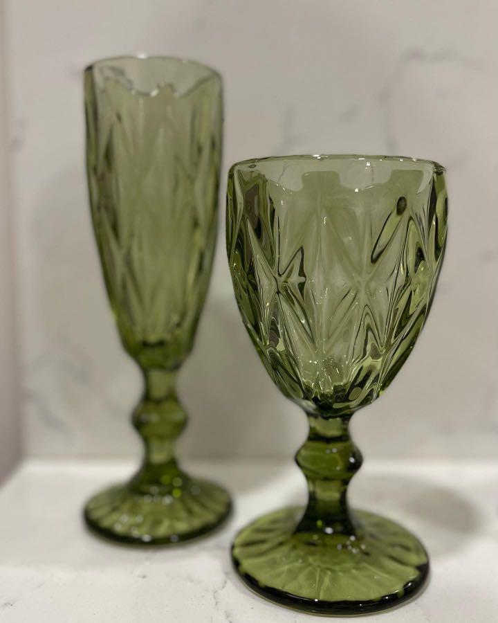 Water and Champagne Goblets (Category: Other Kitchenware & Tableware) located in Paranaque City. Submitted by Pink_Pantry (Listing ID 1178083816, Image 1). Description: Water and Champagne Goblets. Sold per piece .
