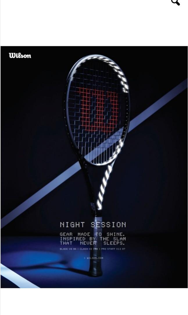 Wilson blade V8 night session limited edition