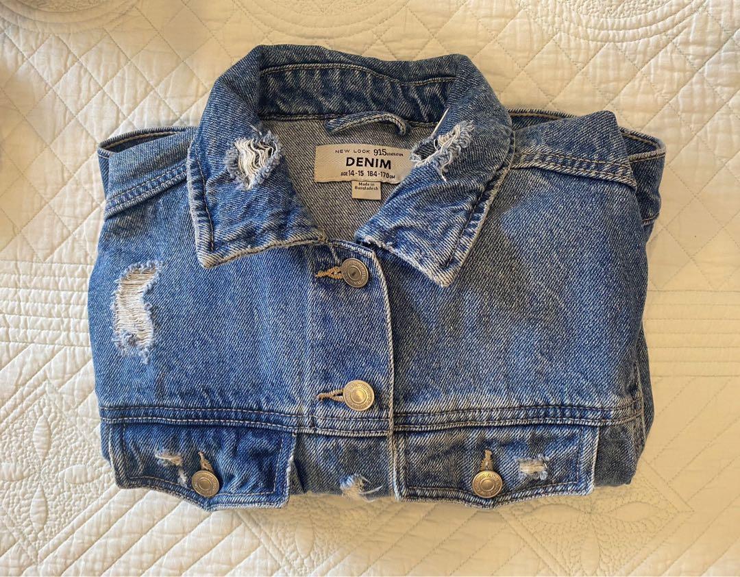 Youth teen denim jacket Women s Fashion Coats Jackets and