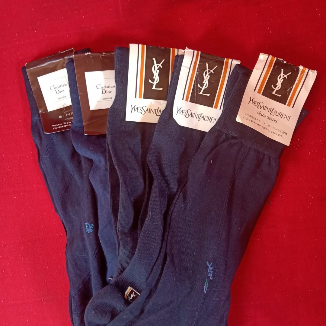 ysl dior socks with tag, Men's Fashion, Footwear, Shoe inserts