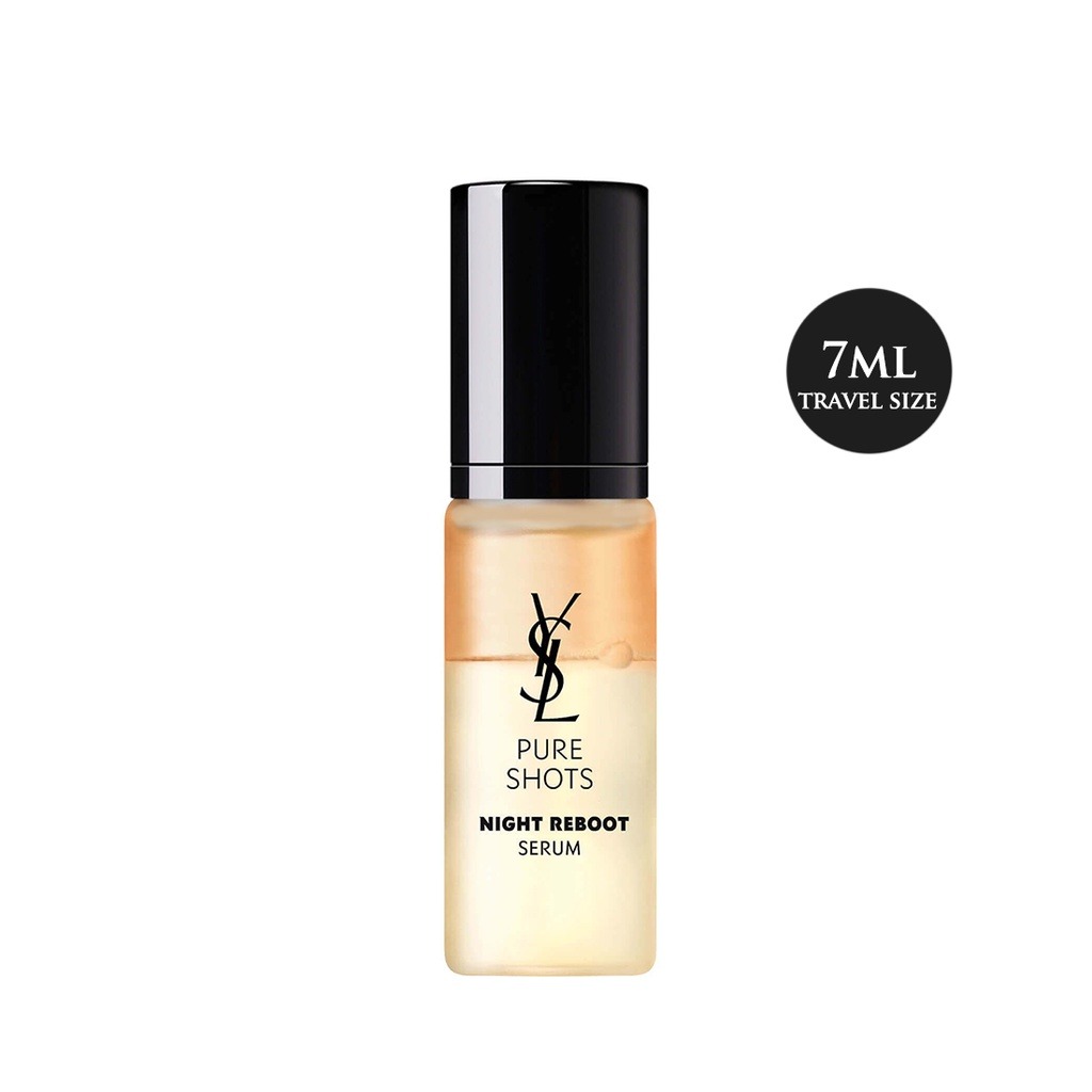 YSL Pure Shots Night Reboot Serum (Regenerate Skin) 7ml, Beauty