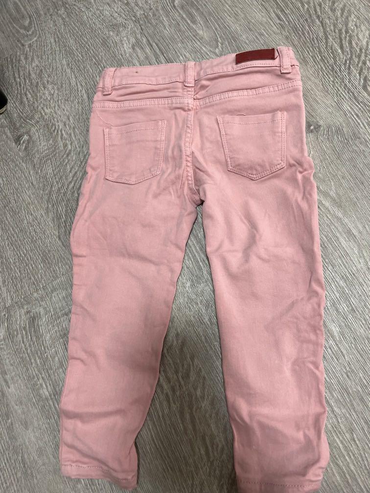 Zara baby girl pink jeans, Babies & Kids, Babies & Kids Fashion on