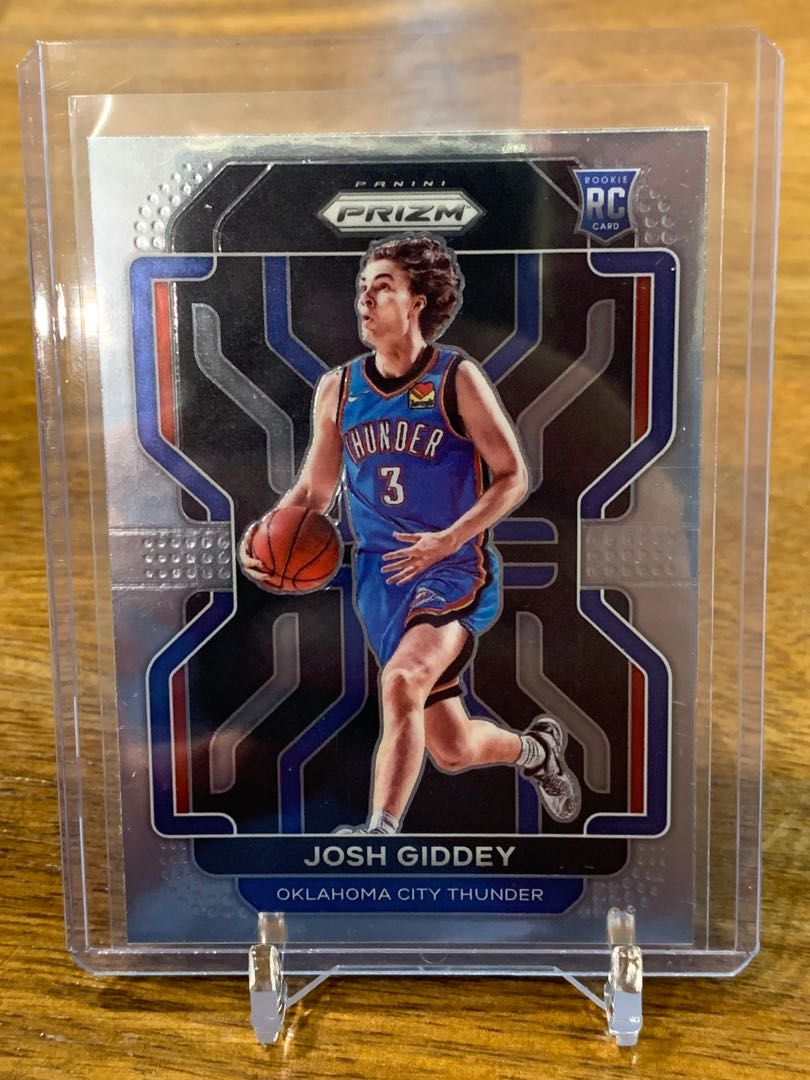 NBA 2021 Prizm Basketball Josh Giddey Rookie Trading Card #301 (Base)  (Panini)
