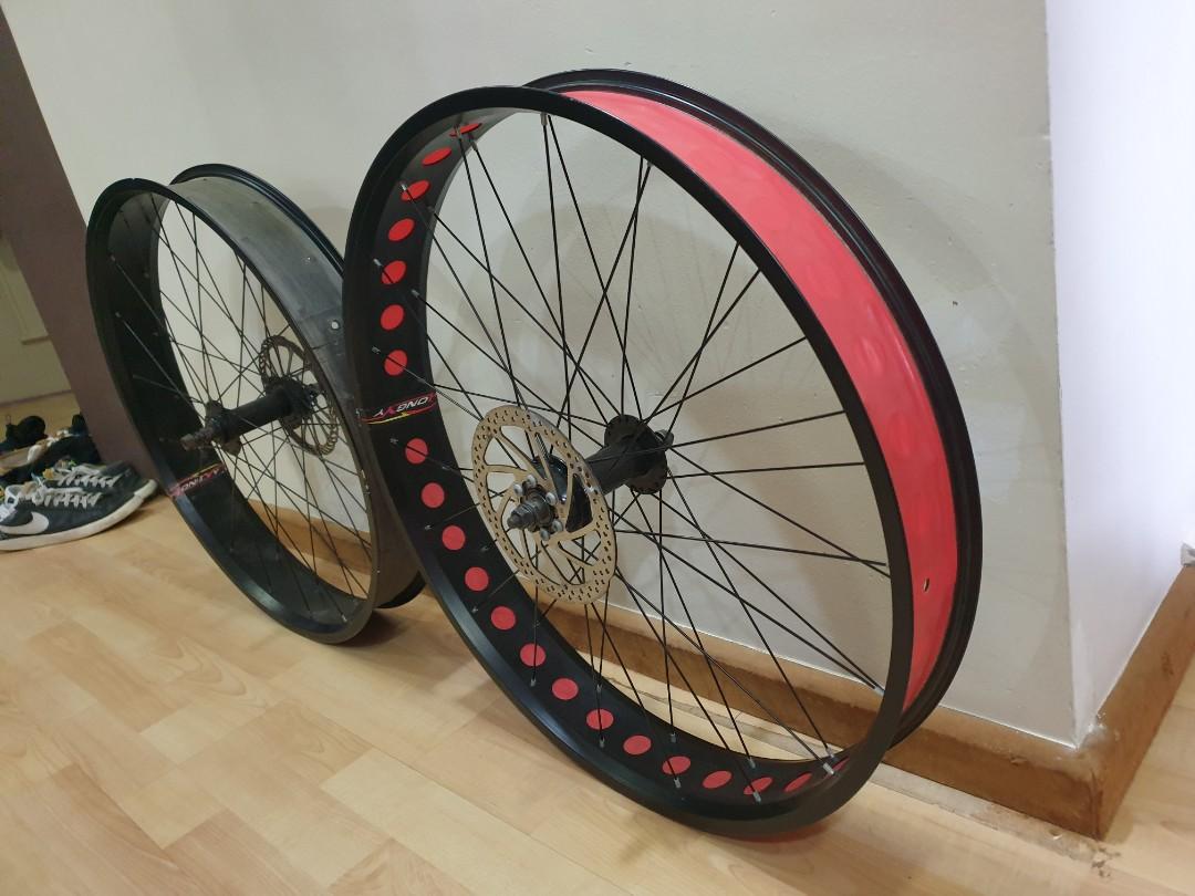 2 FRONT FAT BIKE RIMS FOR SALE AT 60.00 EACH., Sports Equipment