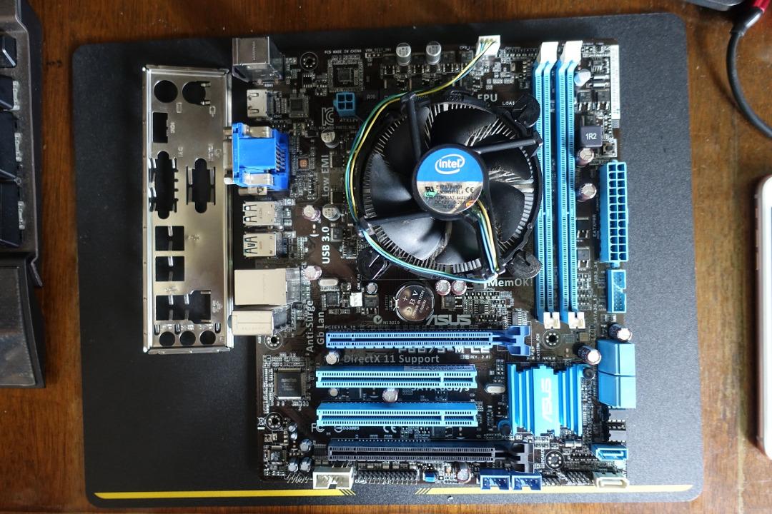 3rd Gen i5-3470 + mATX motherboard Asus P8B75-M LE + Win10 Pro Activated