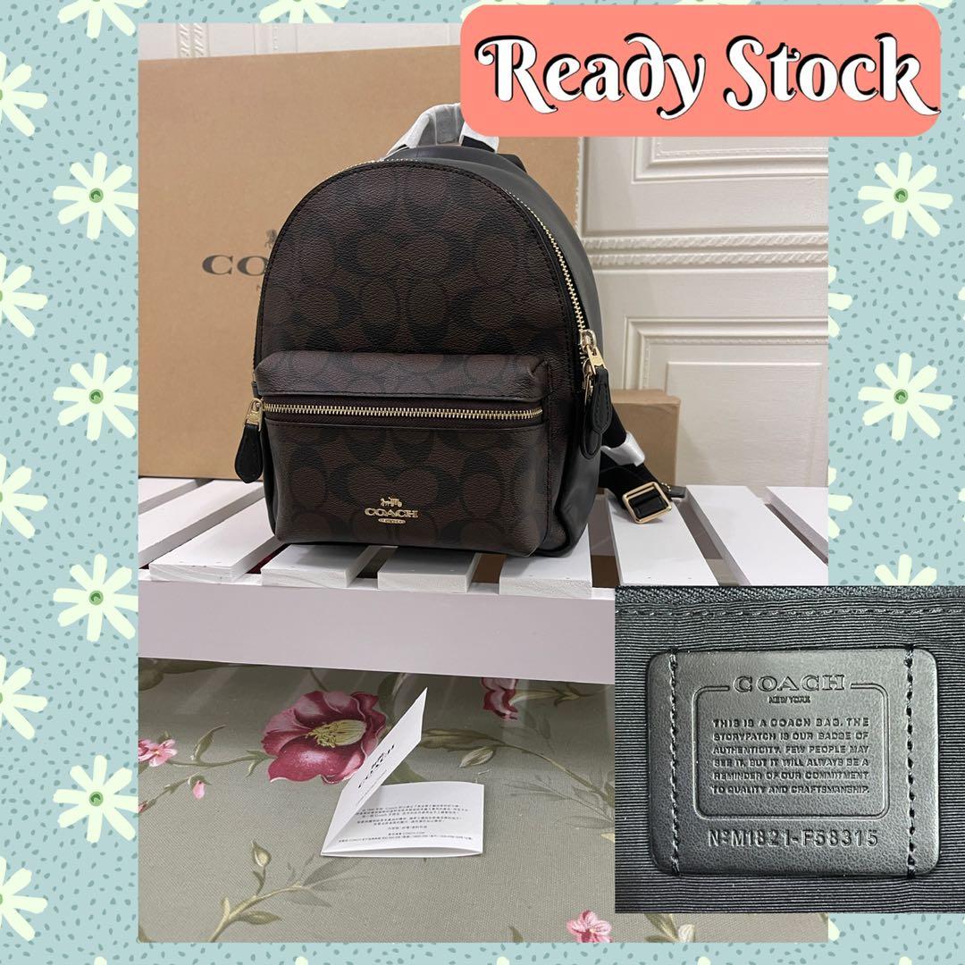Coach f58315 mini charlie backpack 2025