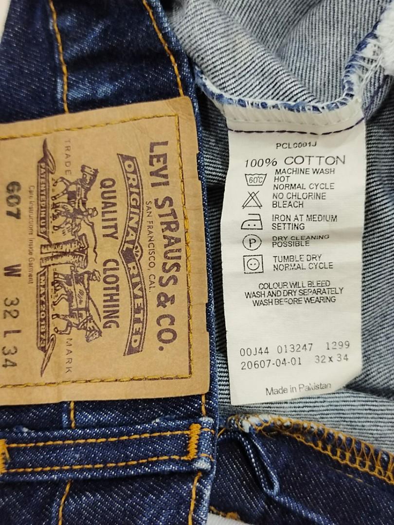 Levis 607 orange tab store