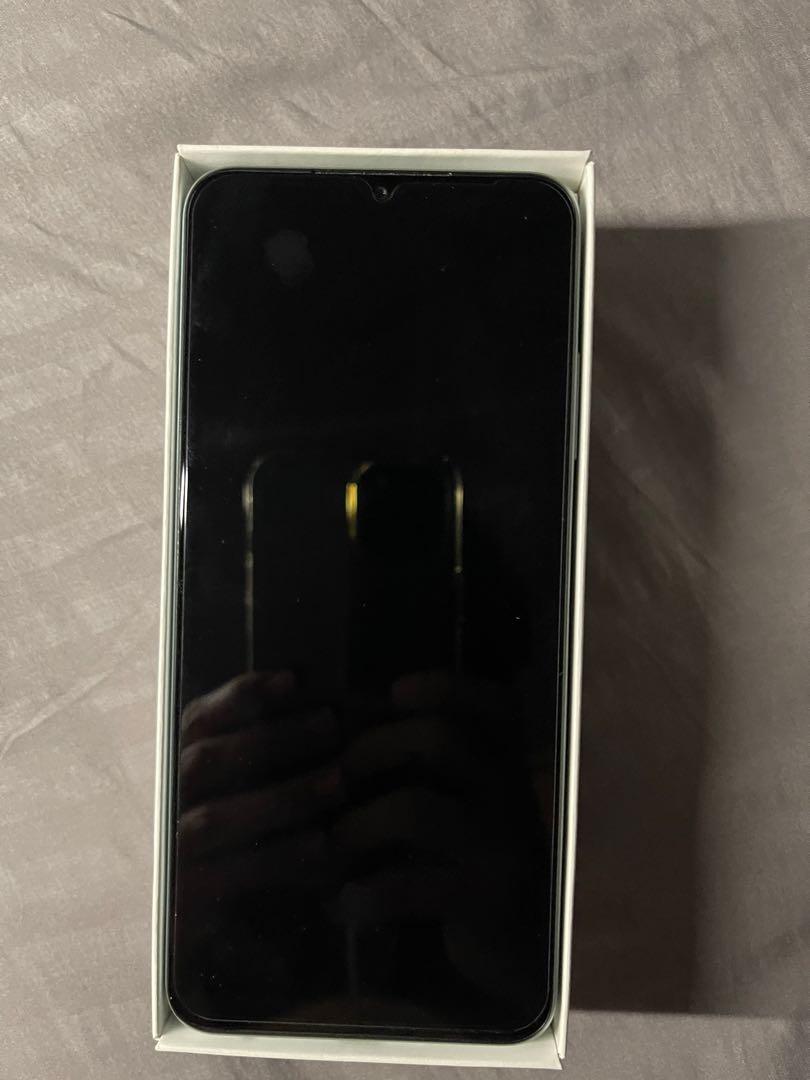 A22 5G (Category: Samsung) located in Makati City. Submitted by merylvillarama (Listing ID 1178406189, Image 3). Description: Bought in SM 13,990 128gb 6gb ram Open line Dual sim Used for 5 months Just extra phone so not heavily used Complete with unused earphones .
