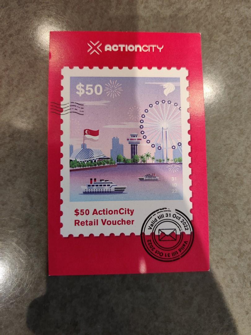 Action city $50 retail voucher, Tickets & Vouchers, Vouchers ...