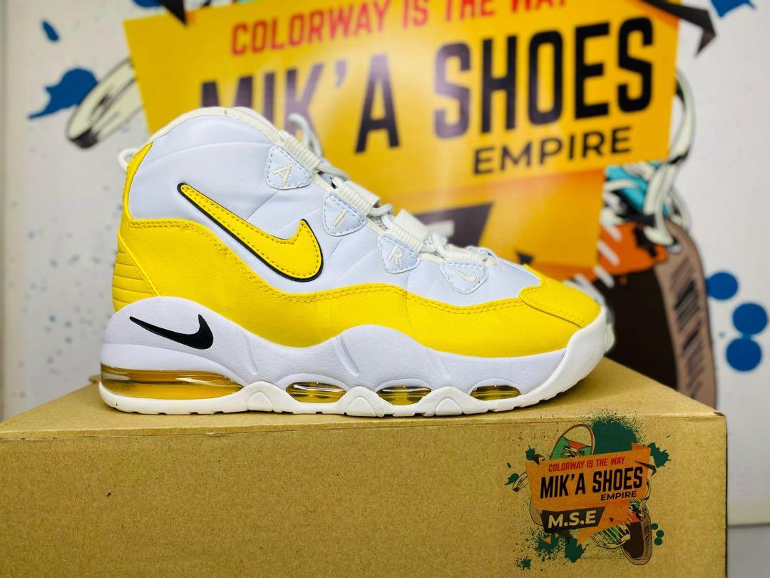 Nike uptempo 95 2025 jaune