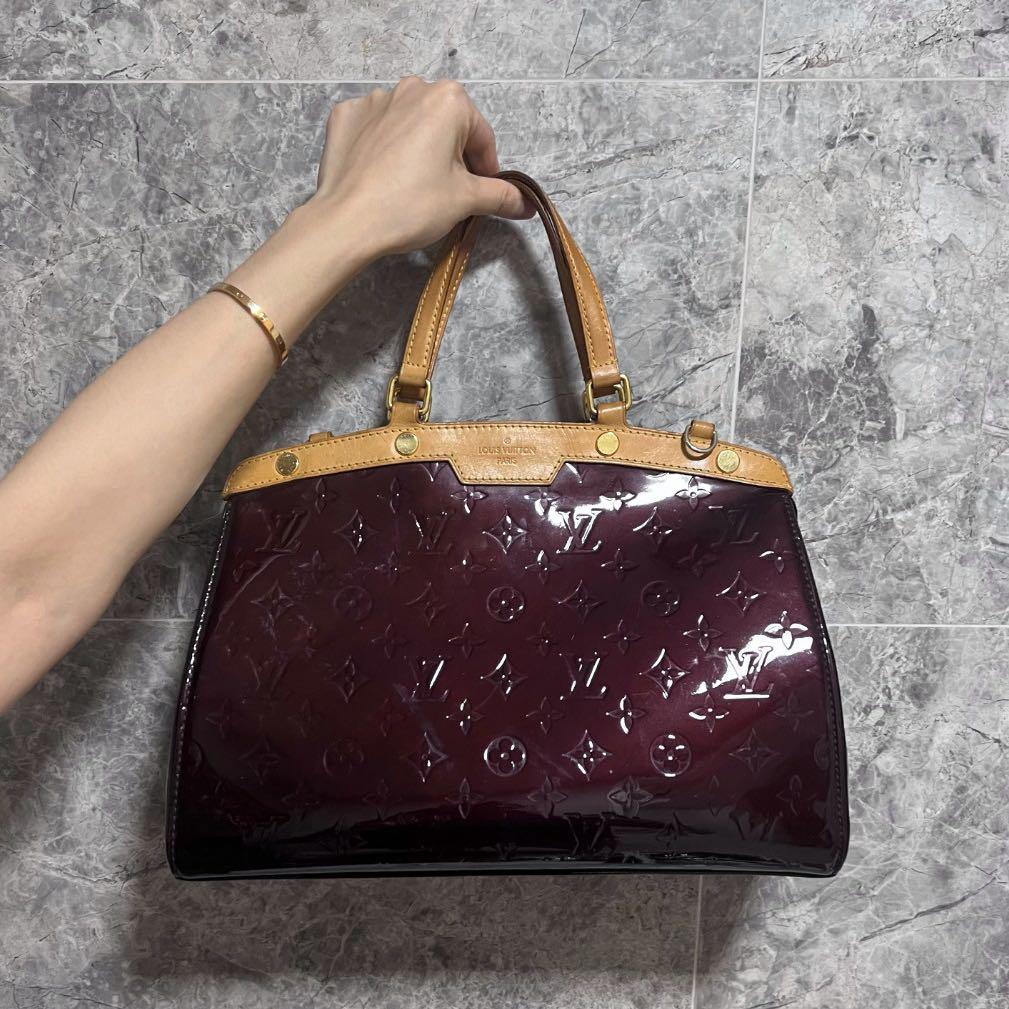 LV Brea PM Vernis Red Patent Leather, Luxury, Bags & Wallets on Carousell