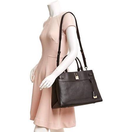 Gramercy large pebbled leather sales satchel