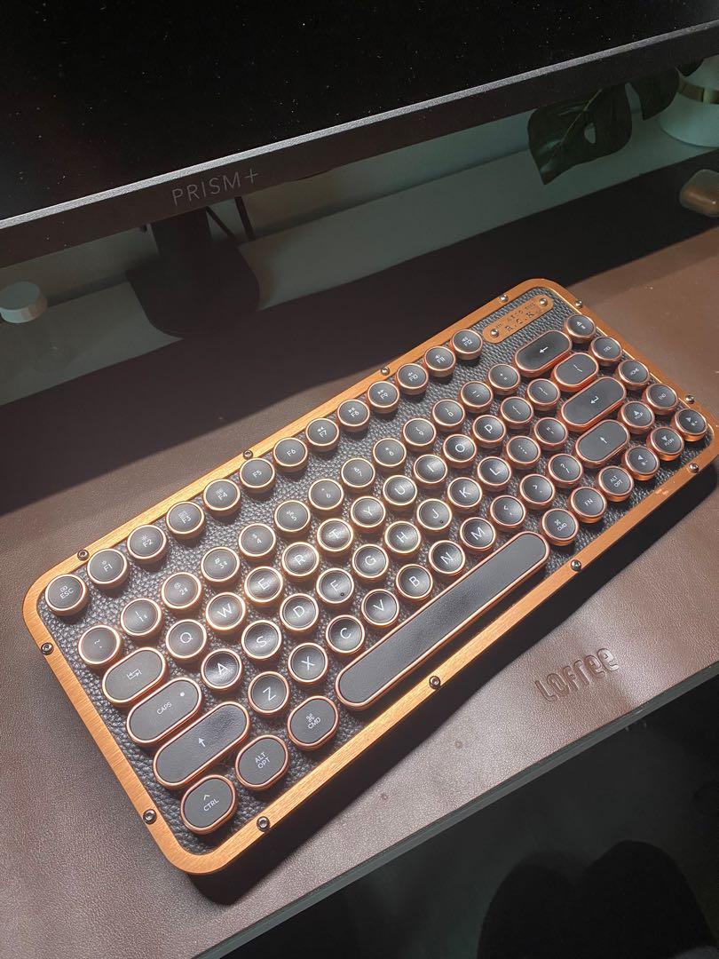 AZIO Retro Compact Keyboard Rose Gold, Computers & Tech, Parts ...