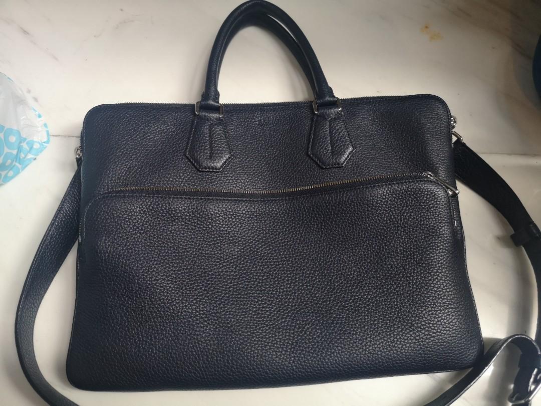 Bally Document leather bag