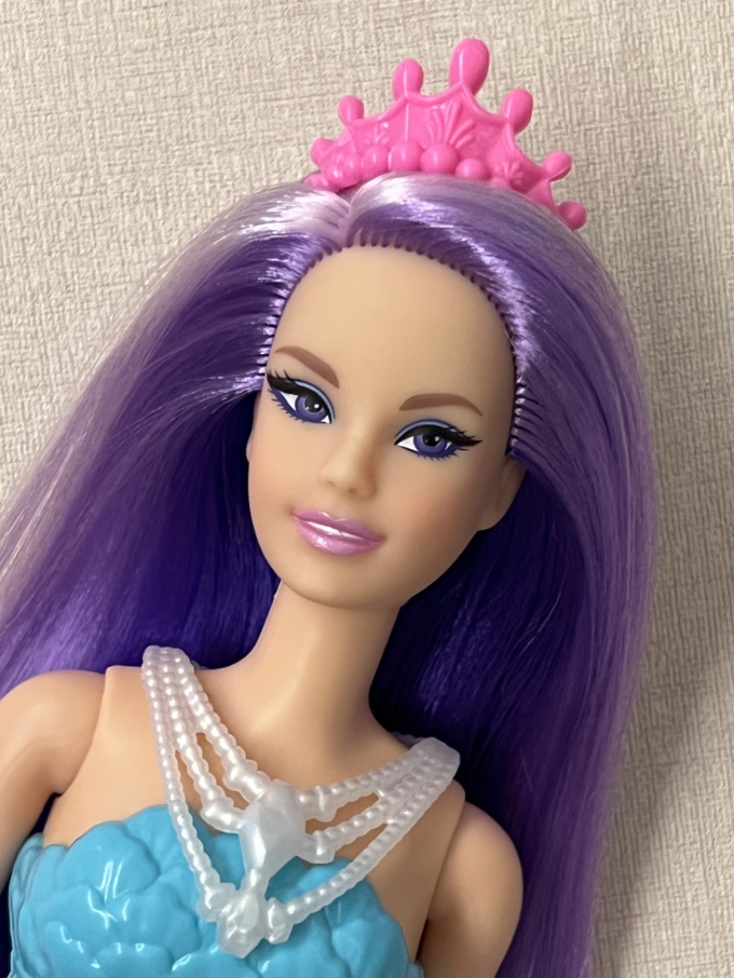 Barbie Dreamtopia Mermaid with purple hair newly deboxed