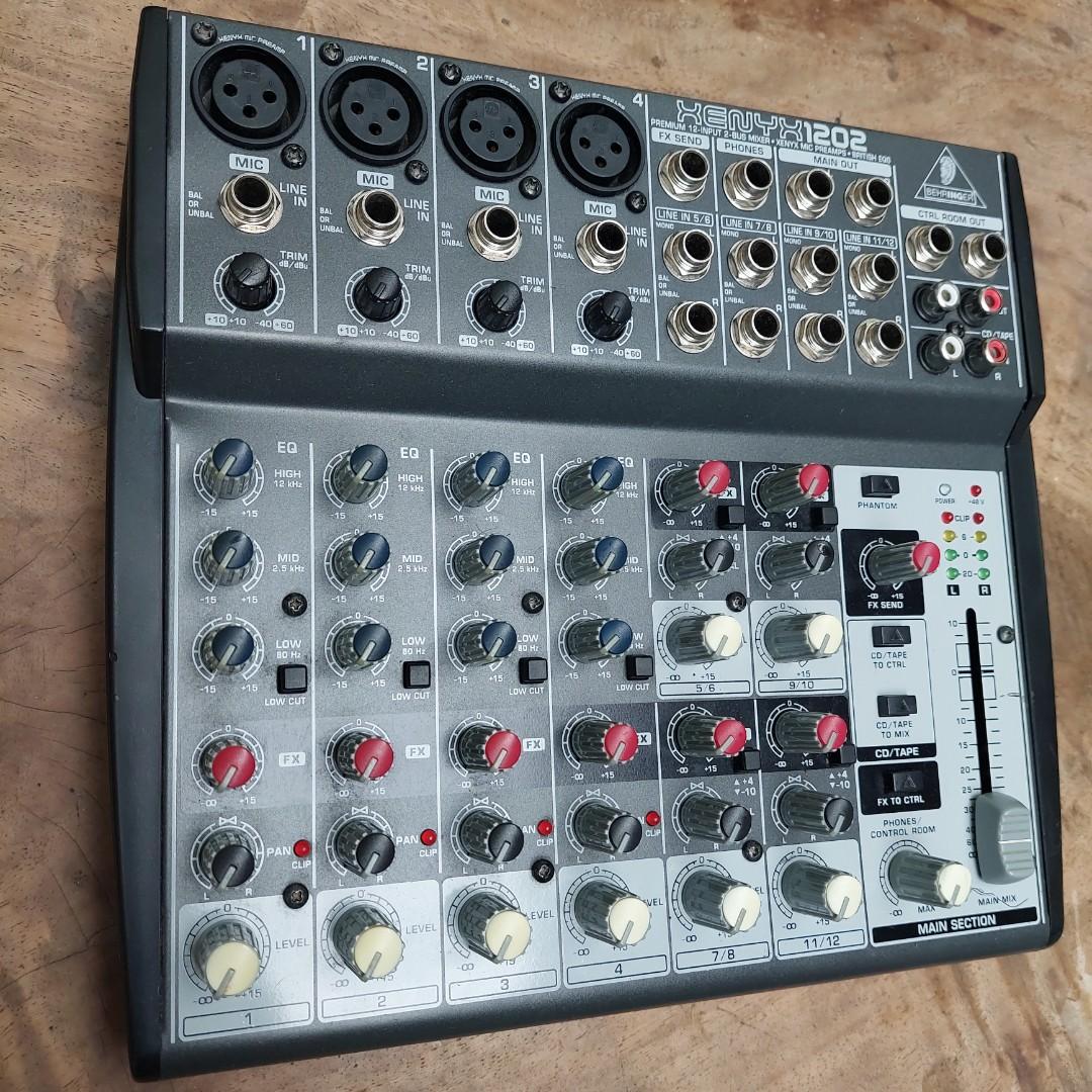 Behringer XENYX 1202 Mixer, Hobbies & Toys, Music & Media, Musical