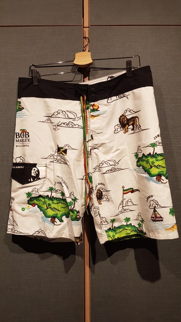 Billabong Bob Marley Broadshorts Men s Fashion Bottoms Swim Trunks Board Shorts on Carousell