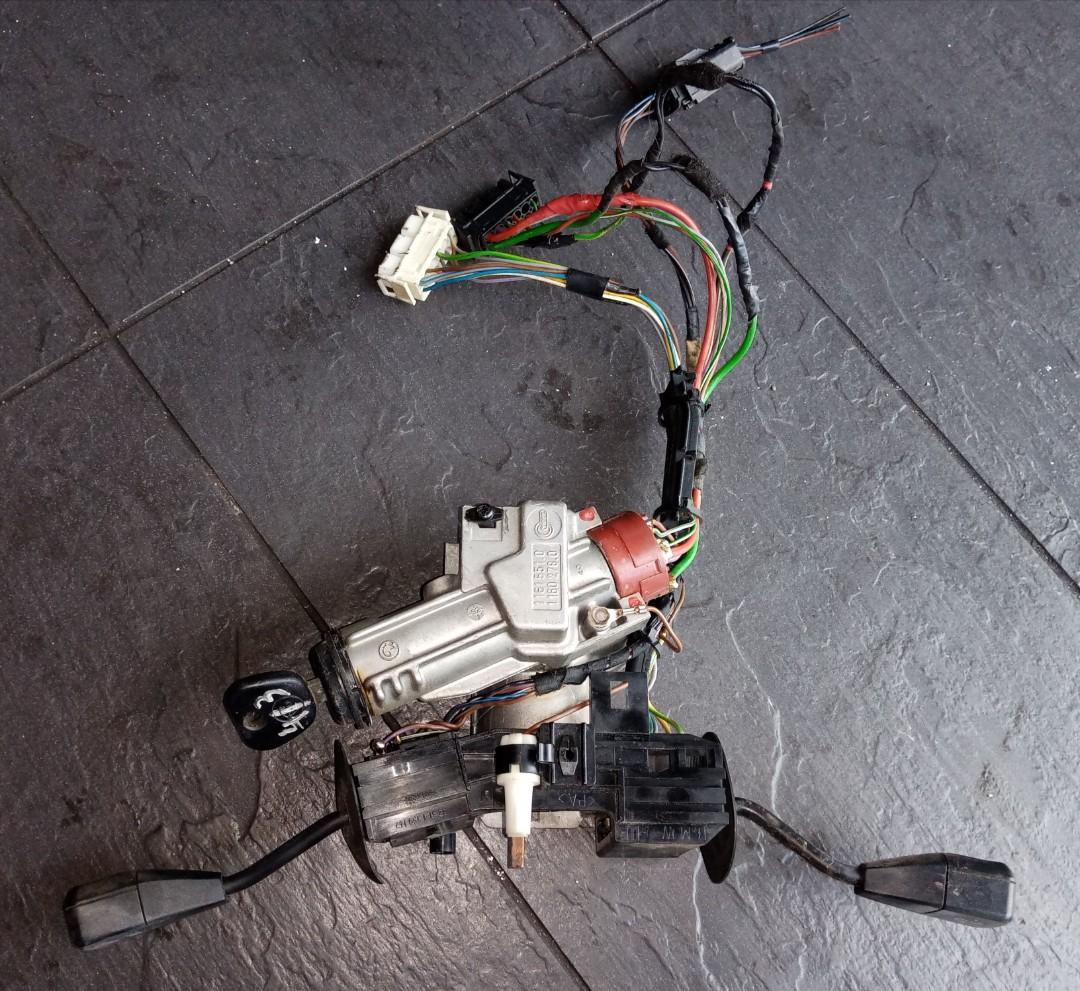 Bmw E36 key + key housing + key switch, Auto Accessories on Carousell