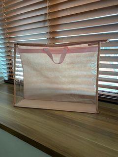 BNEW Pink Eco Bag Eco See Through Multipurpose bag