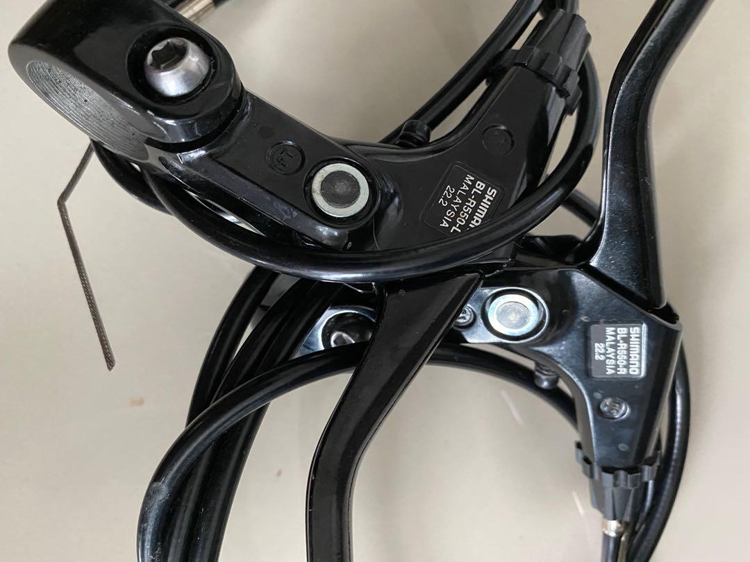 shimano r550 flat bar road brake levers