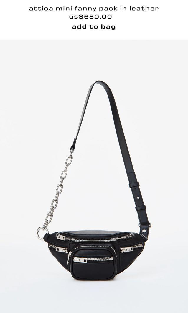 Alexander wang mini attica fanny pack sale