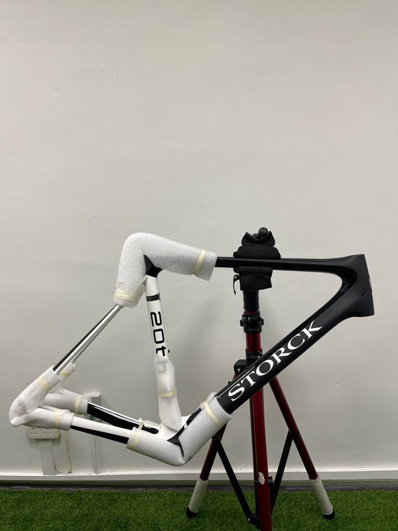 cny sale Brand new Storck 20th anniversary aernario matte black frames v brake c brake roadbike frameset size 52cm super lightweight carbon road