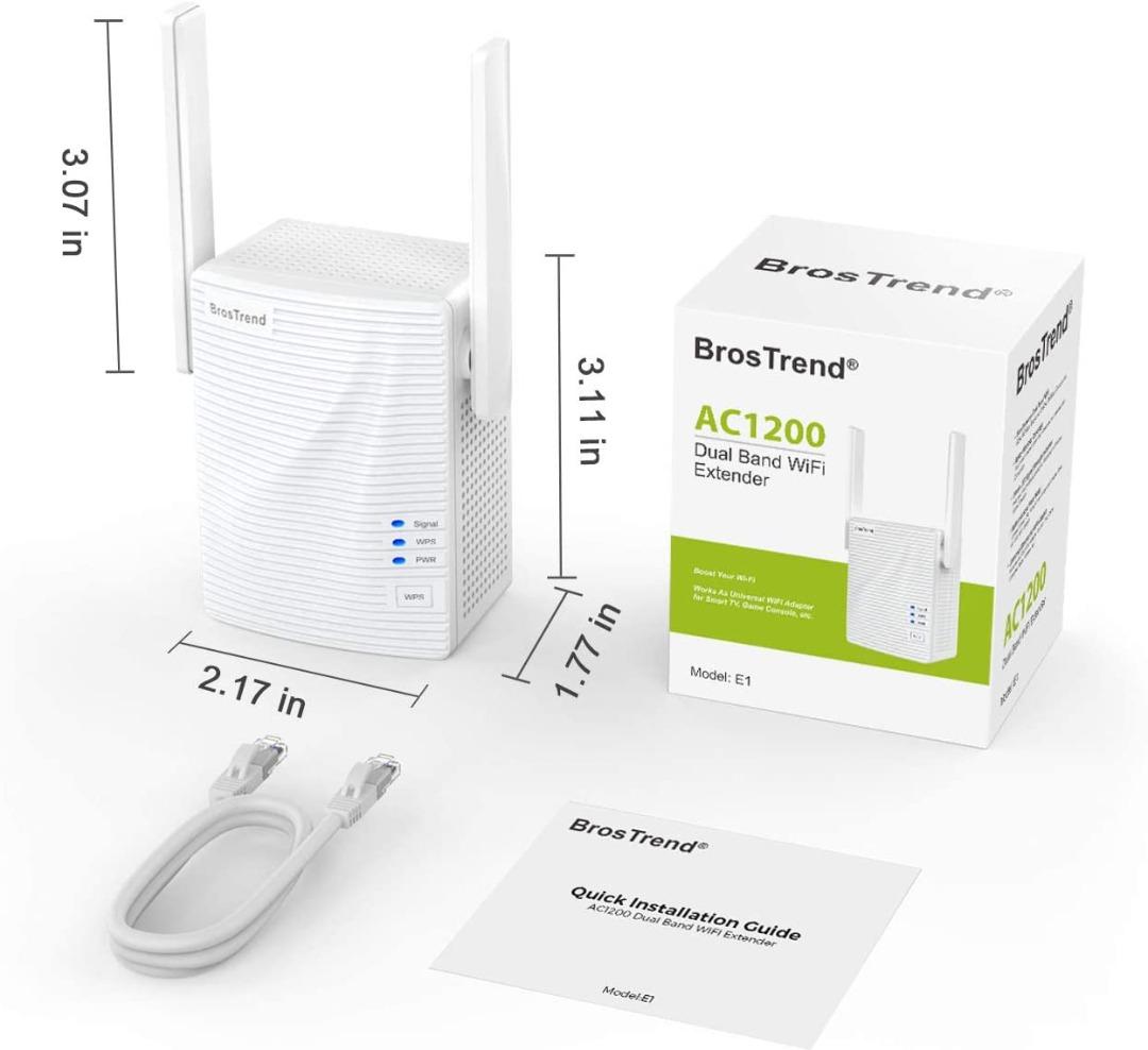 Brostrend 1200mbps wifi range extender clearance