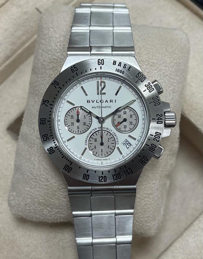 Bvlgari Diagono Chronograph CH40STA White Dial Automatic 40MM