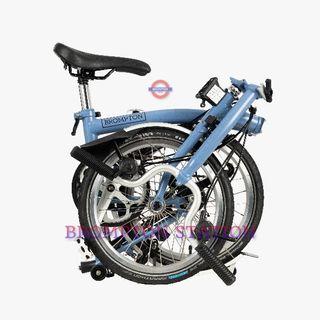 C Line Explore Mid Cloud Blue 2022 (aka M6L) Brompton BNIB Foldable Bicycle Bike