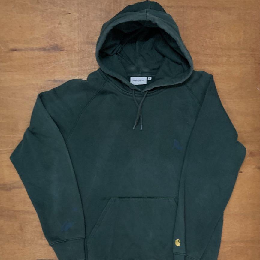 Carhartt dark green hoodie deals