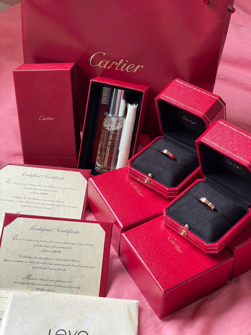 Cartier love outlet ring box