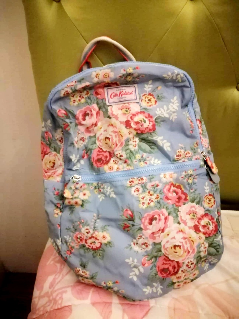 Cath Kidston Original Foldable Backpack Waterproof, Women's Fashion