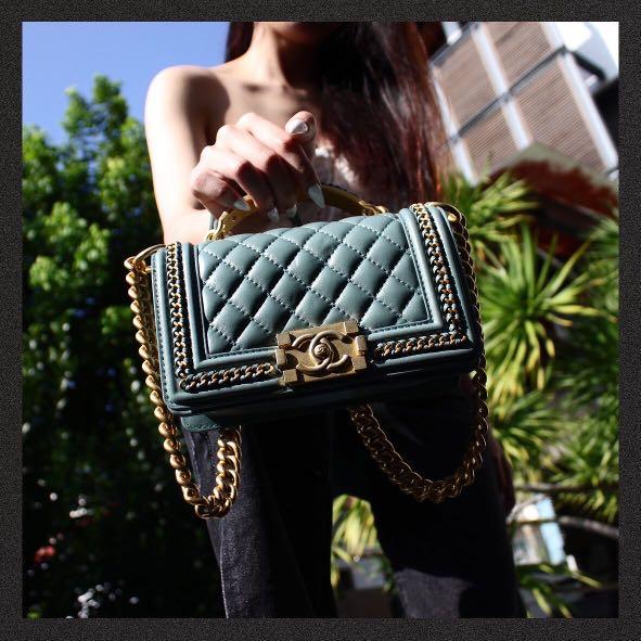 Chanel Small Boy Top Handle (22s), Women's Fashion, Bags & Wallets,  Cross-body Bags on Carousell