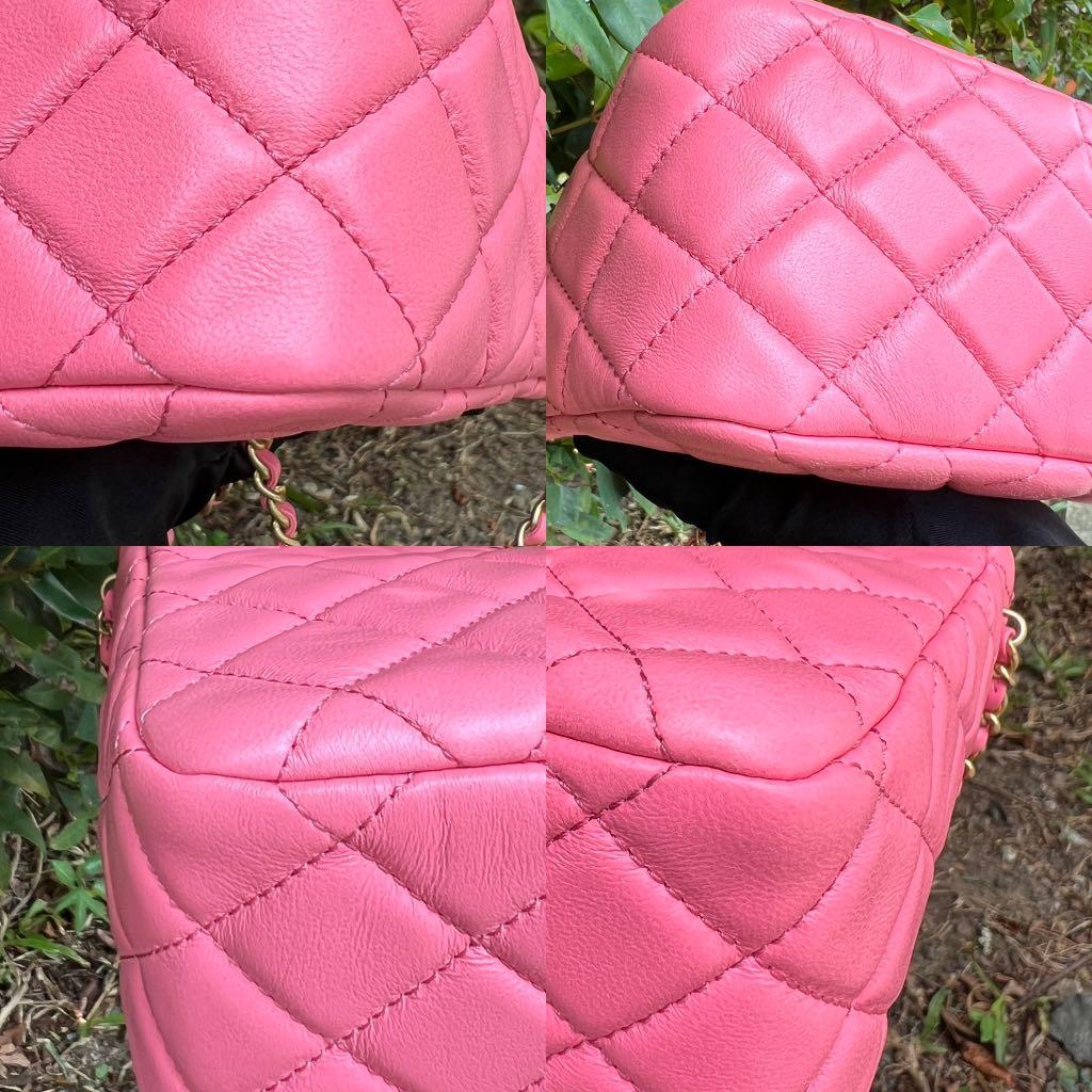 Chanel Small Hobo 22S Pink Lambskin with Pearl Crushed GHW, Luxury, Bags &  Wallets on Carousell