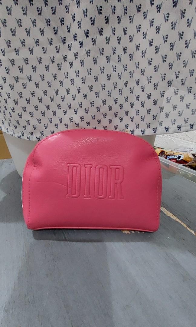 Christian Dior pink pouch (Category: Luxury Bags & Wallets) located in Baguio. Submitted by lotus_blossom (Listing ID 1178353739, Image 2). Description: Please see posted pics to appreciate Source: Hongkong Ukay box Buyer shoulders shipping.