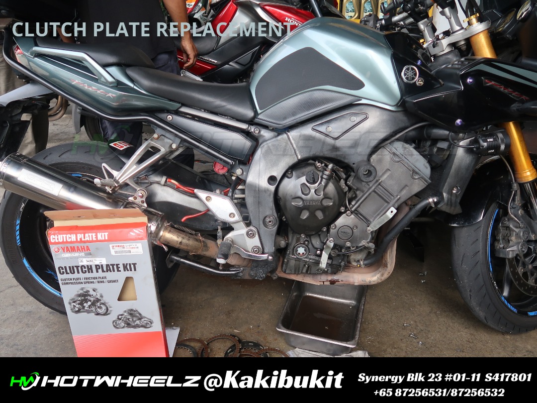 CLUTCH PLATE REPLACEMENTYAMAHA FAZER, Motorcycles, Motorcycle