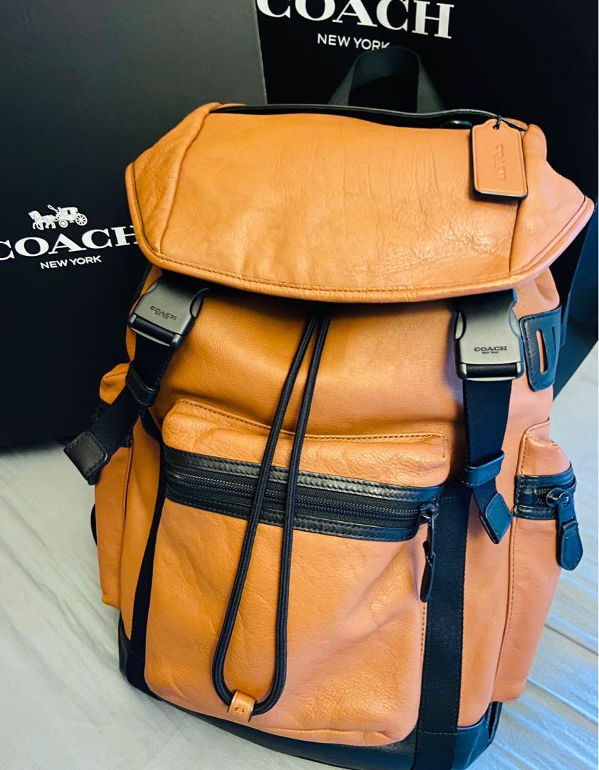 Coach new york men's backpack clearance