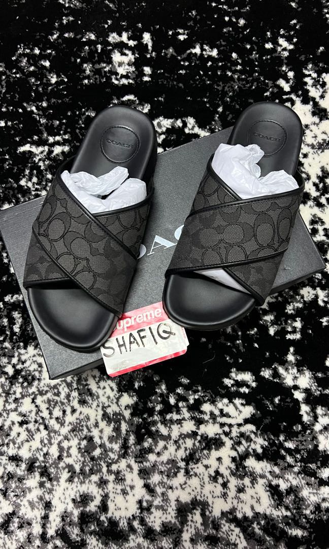 Coach men's sandals store
