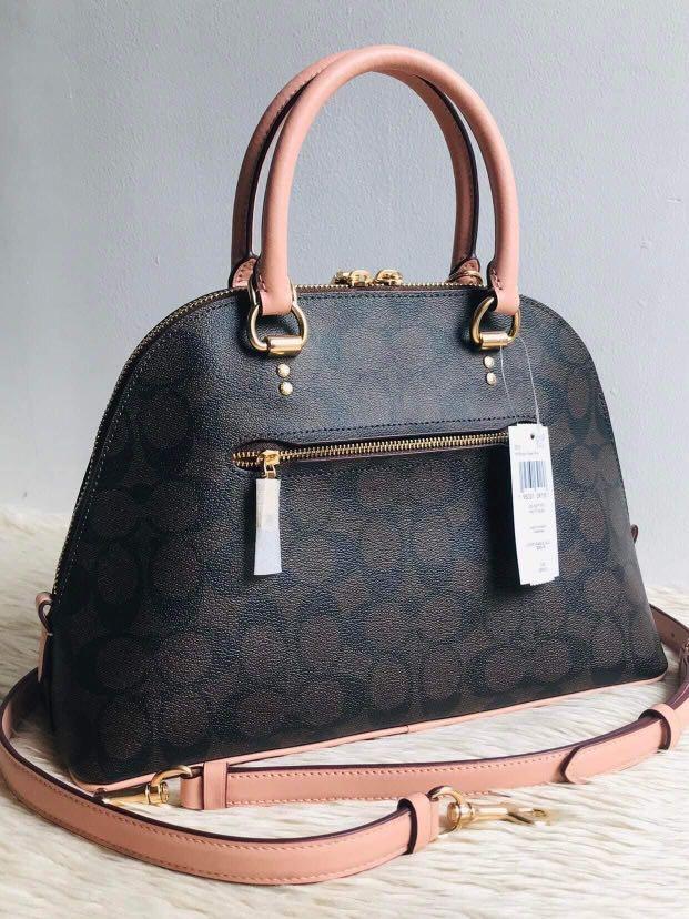 Coach katy satchel pink brown (Category: Luxury Bags & Wallets) located in Manila. Submitted by itsmhauiii (Listing ID 1178293283, Image 3). Description: Original with pperbag, carecard, tag & receipt..