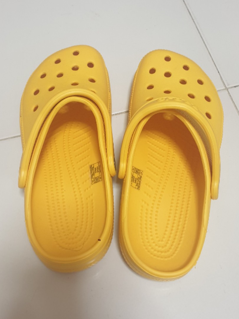 Crocs Yellow Basic size 38-39, Women's 