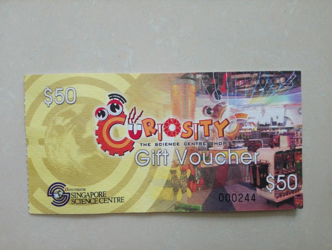 Curiosity 50 Gift Voucher Science Centre, Hobbies & Toys, Toys