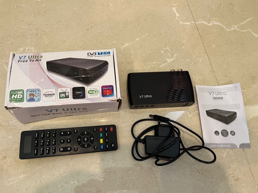 Digital TV set top box (Singapore), TV & Home Appliances, TV